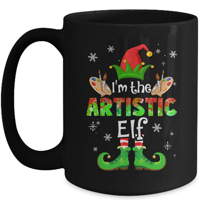 The Artistic Elf Group Matching Family Christmas Art Mug | teecentury