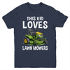 The Kid Loves Lawn Mowers Proud Gardener Mowing Boy Youth Shirt | teecentury