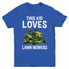 The Kid Loves Lawn Mowers Proud Gardener Mowing Boy Youth Shirt | teecentury