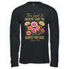 The Lord Is Greater Floral Christian Faith Bible Verse Women Shirt & Hoodie | teecentury