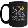 The Lord Is My Shepherd Butterfly Christian Psalm 23:1 Mug | teecentury