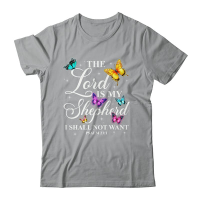 The Lord Is My Shepherd Butterfly Christian Psalm 23:1 Shirt & Hoodie | teecentury