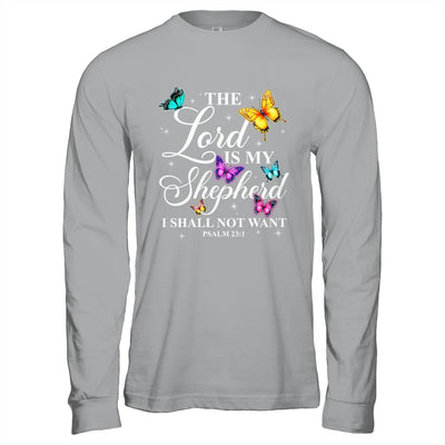 The Lord Is My Shepherd Butterfly Christian Psalm 23:1 Shirt & Hoodie | teecentury