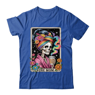 The Mom Funny Tarot Card Women Messy Bun Coffee Mommy Mama Shirt & Tank Top | teecentury