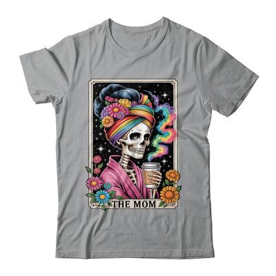 The Mom Funny Tarot Card Women Messy Bun Coffee Mommy Mama Shirt & Tank Top | teecentury