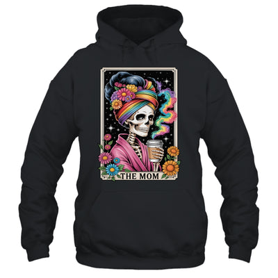 The Mom Funny Tarot Card Women Messy Bun Coffee Mommy Mama Shirt & Tank Top | teecentury