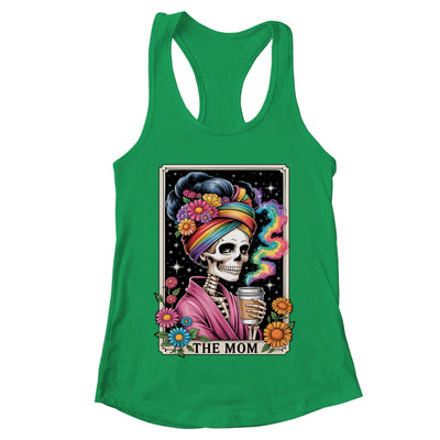 The Mom Funny Tarot Card Women Messy Bun Coffee Mommy Mama Shirt & Tank Top | teecentury