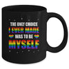 The Only Choice I Made Was To Be Myself Flag LGBT Gay Pride Mug | teecentury