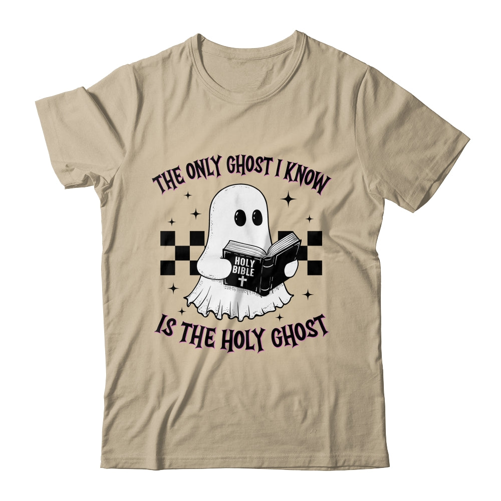 The Only Ghost I Know Is The Holy Ghost Funny Boo Bible Shirt & Sweatshirt | teecentury