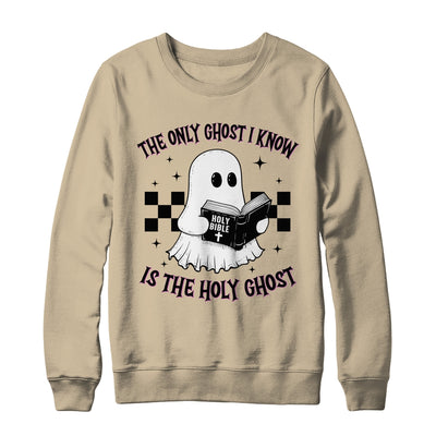 The Only Ghost I Know Is The Holy Ghost Funny Boo Bible Shirt & Sweatshirt | teecentury