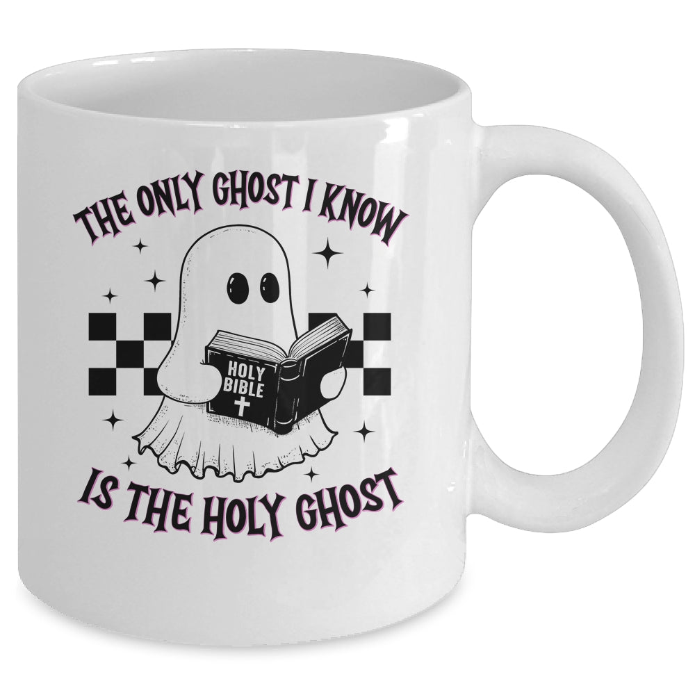 The Only Ghost I Know Is The Holy Ghost Funny Boo Bible Mug | teecentury