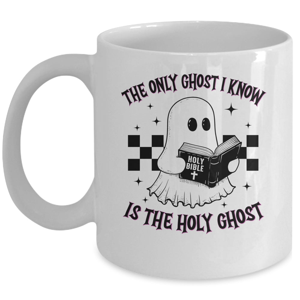 The Only Ghost I Know Is The Holy Ghost Funny Boo Bible Mug | teecentury