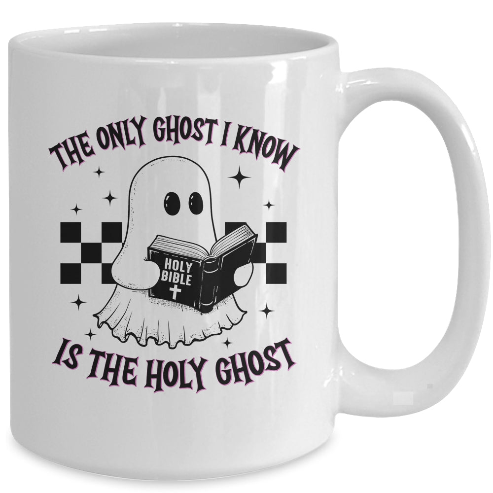The Only Ghost I Know Is The Holy Ghost Funny Boo Bible Mug | teecentury