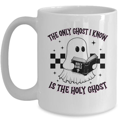 The Only Ghost I Know Is The Holy Ghost Funny Boo Bible Mug | teecentury