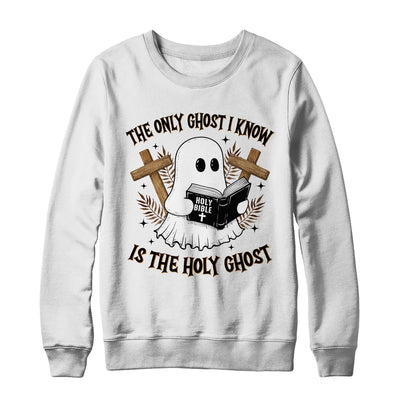 The Only Ghost I Know Is The Holy Ghost Funny Boo Christian Shirt & Sweatshirt | teecentury