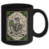 The Pickles Tarot Card Skeleton Canning Season Gardener Mug | teecentury
