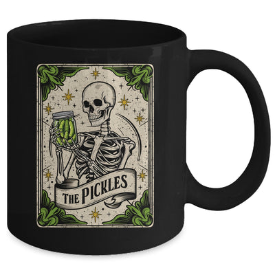 The Pickles Tarot Card Skeleton Canning Season Gardener Mug | teecentury