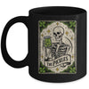 The Pickles Tarot Card Skeleton Canning Season Gardener Mug | teecentury