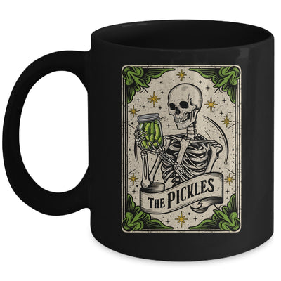 The Pickles Tarot Card Skeleton Canning Season Gardener Mug | teecentury