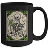The Pickles Tarot Card Skeleton Canning Season Gardener Mug | teecentury