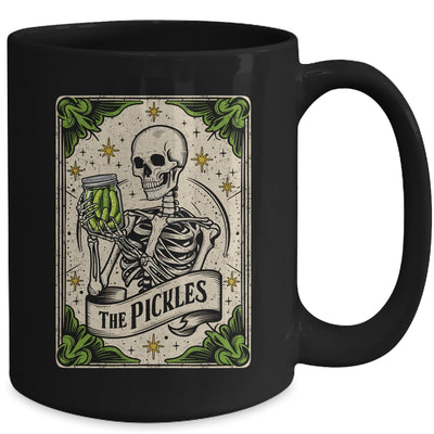 The Pickles Tarot Card Skeleton Canning Season Gardener Mug | teecentury