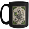The Pickles Tarot Card Skeleton Canning Season Gardener Mug | teecentury