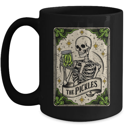 The Pickles Tarot Card Skeleton Canning Season Gardener Mug | teecentury