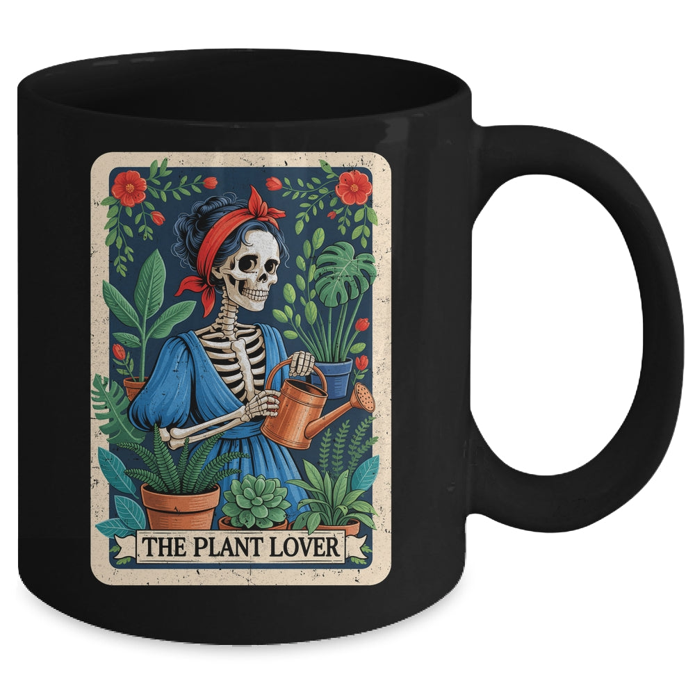 The Plant Lover Tarot Card Botanist Gardening Houseplants Mug | teecentury