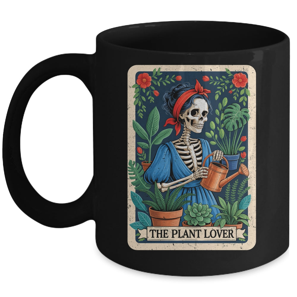 The Plant Lover Tarot Card Botanist Gardening Houseplants Mug | teecentury