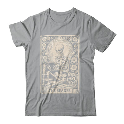 The Reader Tarot Card Funny Book Lover Skeleton Reading Book Shirt & Hoodie | teecentury