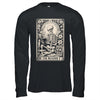The Reader Tarot Card Funny Book Lover Skeleton Reading Book Shirt & Hoodie | teecentury