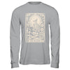 The Reader Tarot Card Funny Book Lover Skeleton Reading Book Shirt & Hoodie | teecentury