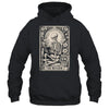 The Reader Tarot Card Funny Book Lover Skeleton Reading Book Shirt & Hoodie | teecentury