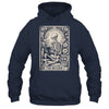 The Reader Tarot Card Funny Book Lover Skeleton Reading Book Shirt & Hoodie | teecentury