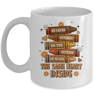 The Same Heart Inside Black History Month Juneteenth Melanin Mug | teecentury