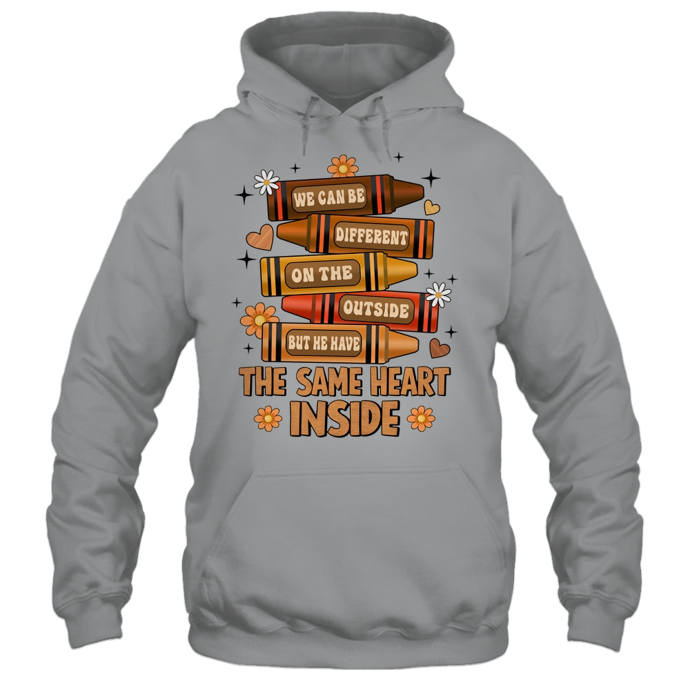 The Same Heart Inside Black History Month Juneteenth Melanin Shirt & Tank Top | teecentury