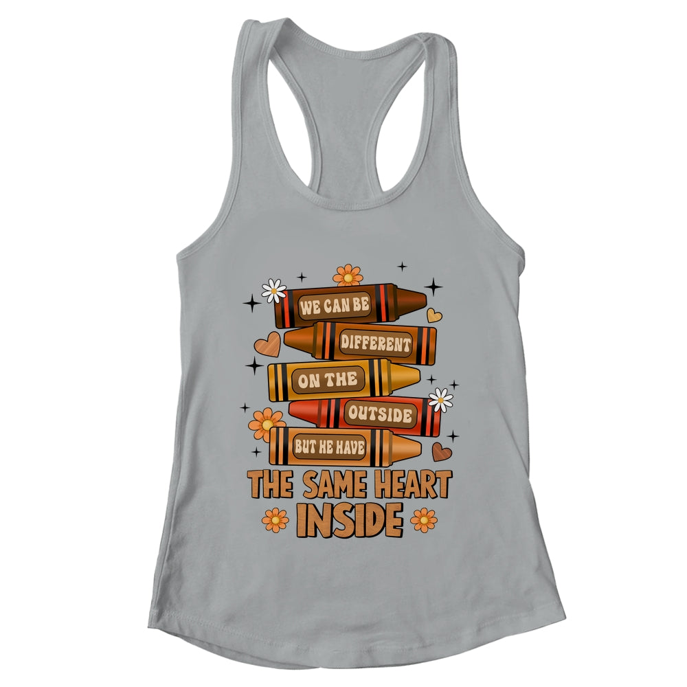 The Same Heart Inside Black History Month Juneteenth Melanin Shirt & Tank Top | teecentury