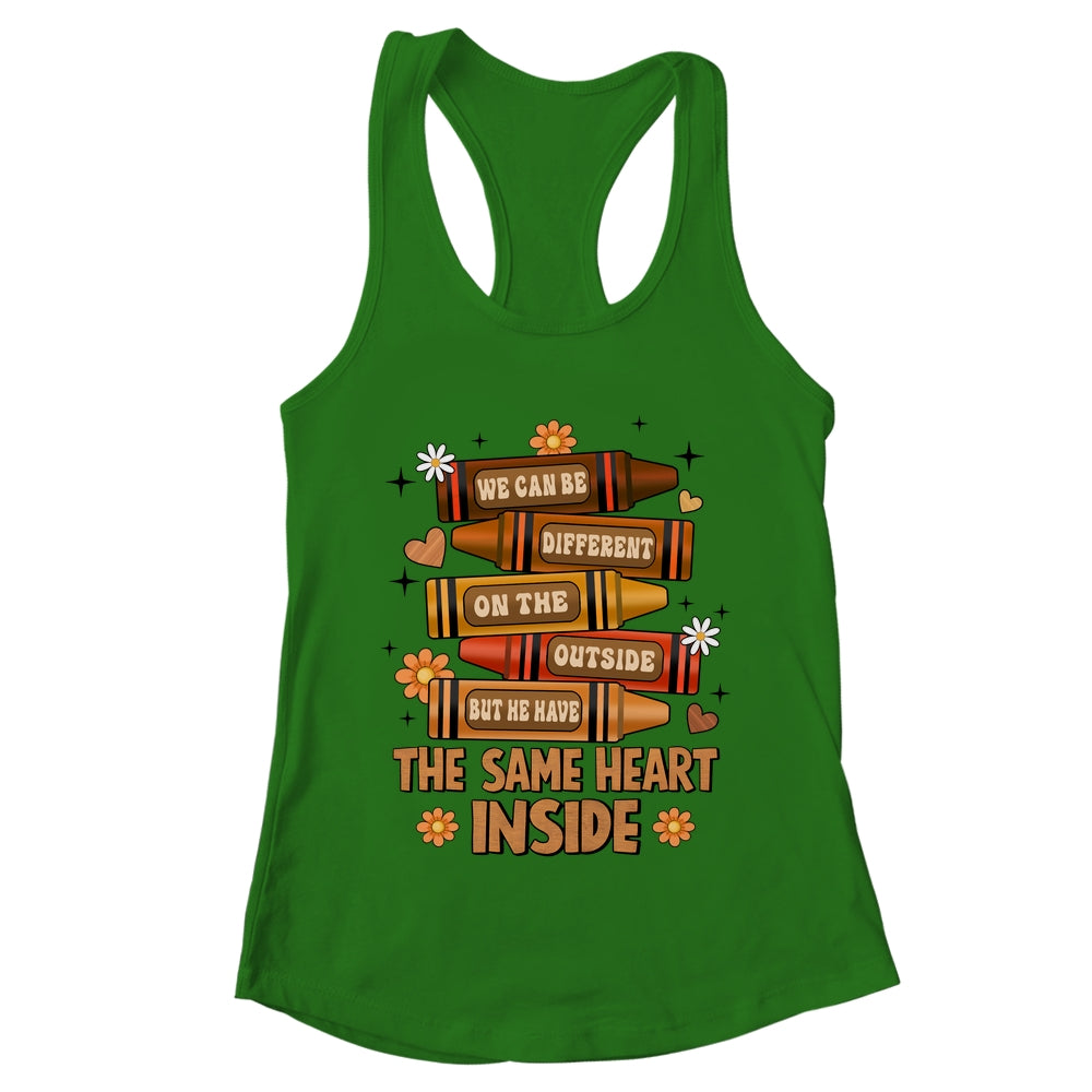 The Same Heart Inside Black History Month Juneteenth Melanin Shirt & Tank Top | teecentury