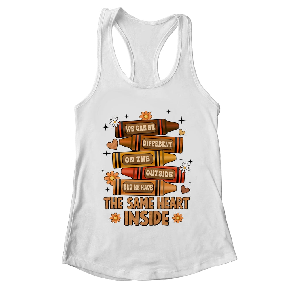 The Same Heart Inside Black History Month Juneteenth Melanin Shirt & Tank Top | teecentury