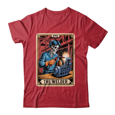 The Welder Welding Tarot Card Skeleton Funny Metal Worker Shirt & Hoodie | teecentury