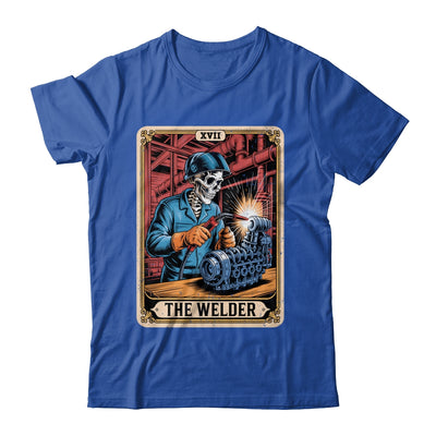 The Welder Welding Tarot Card Skeleton Funny Metal Worker Shirt & Hoodie | teecentury