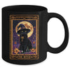 The Witch Cat Tarot Card Halloween Season Vintage Gothic Mug | teecentury