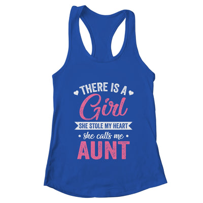 There Is A Girl She Calls Me Aunt Mothers Day Shirt & Tank Top | teecentury