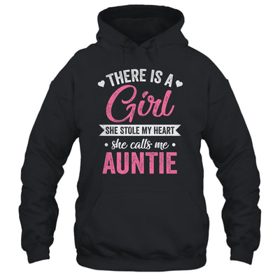 There Is A Girl She Calls Me Auntie Mothers Day Shirt & Tank Top | teecentury