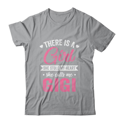 There Is A Girl She Calls Me Gigi Mothers Day Shirt & Tank Top | teecentury