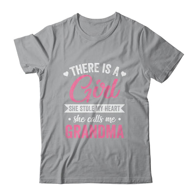 There Is A Girl She Calls Me Grandma Mothers Day Shirt & Tank Top | teecentury