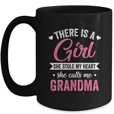 There Is A Girl She Calls Me Grandma Mothers Day Mug | teecentury