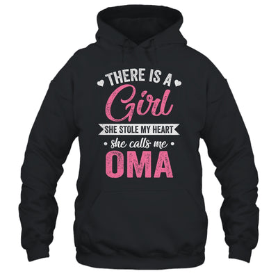 There Is A Girl She Calls Me Oma Mothers Day Shirt & Tank Top | teecentury