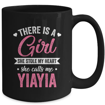 There Is A Girl She Calls Me Yiayia Mothers Day Mug | teecentury