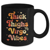 Thick Thighs Virgo Vibes Horoscope Melanin Black Women Mug | teecentury